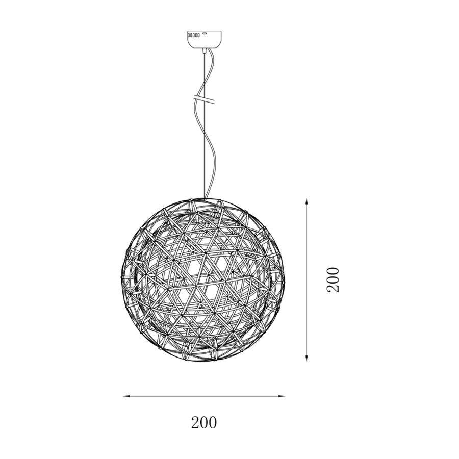 Luster LED Granger MSL-1002001-D200