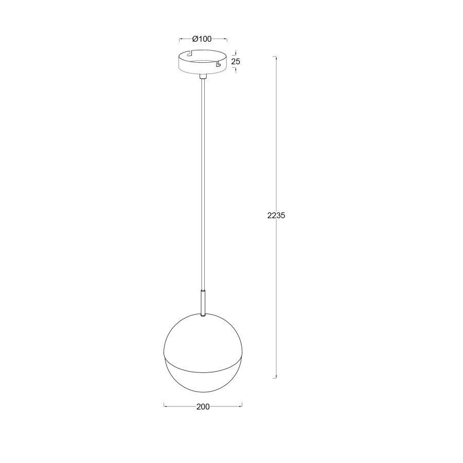 Visilica Philip ML-6199-1P FI200