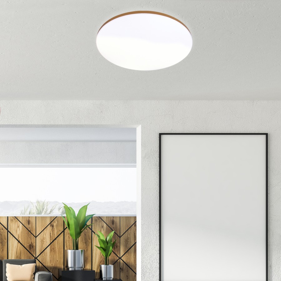 Plafonjera LED E-light Aurora 36W zlatna