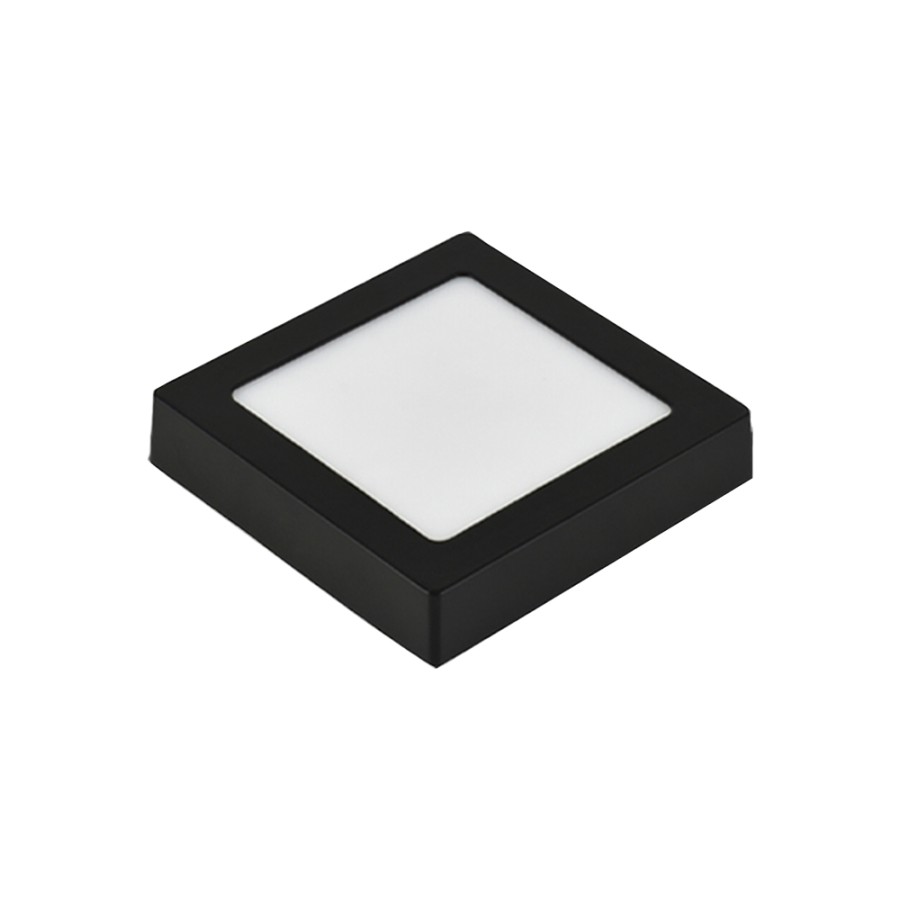 LED panel E-light 30W kvadratni nadgradni 6500K crni