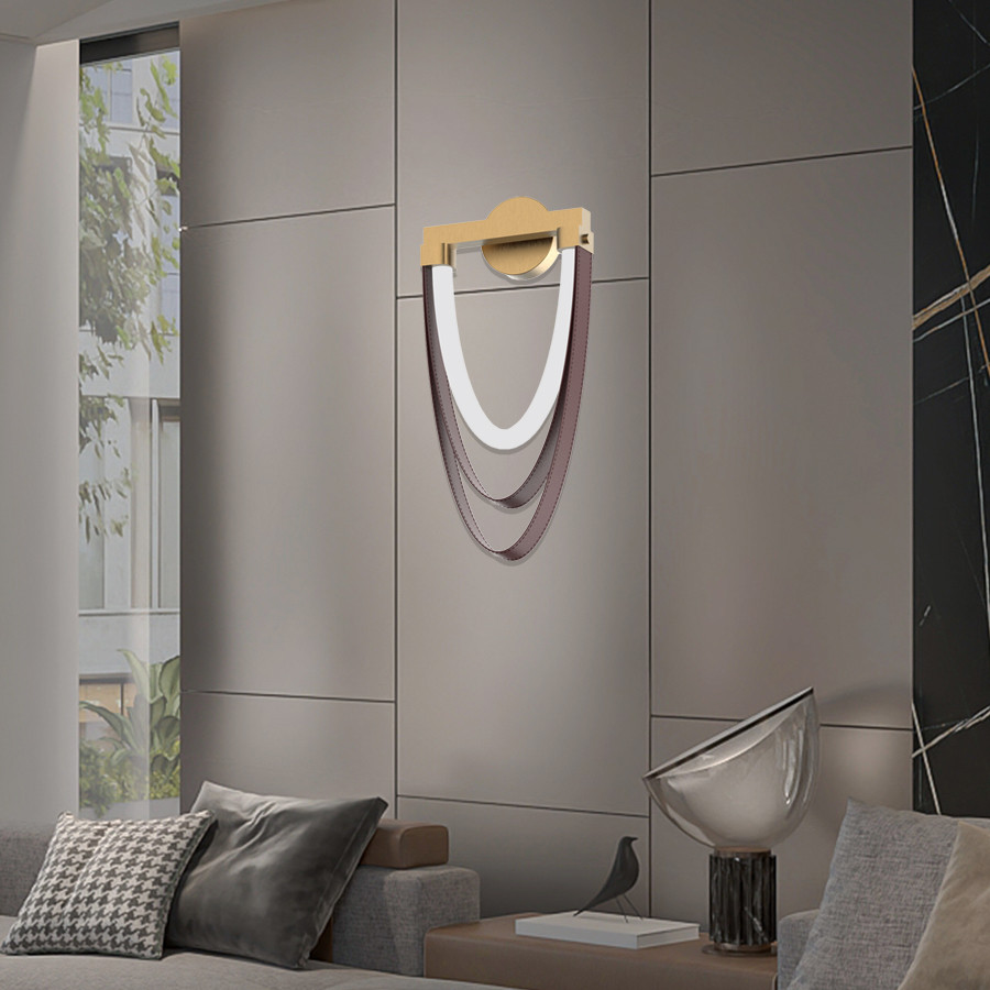 Zidna svjetiljka Corleone MSL-3780-1W smeđa