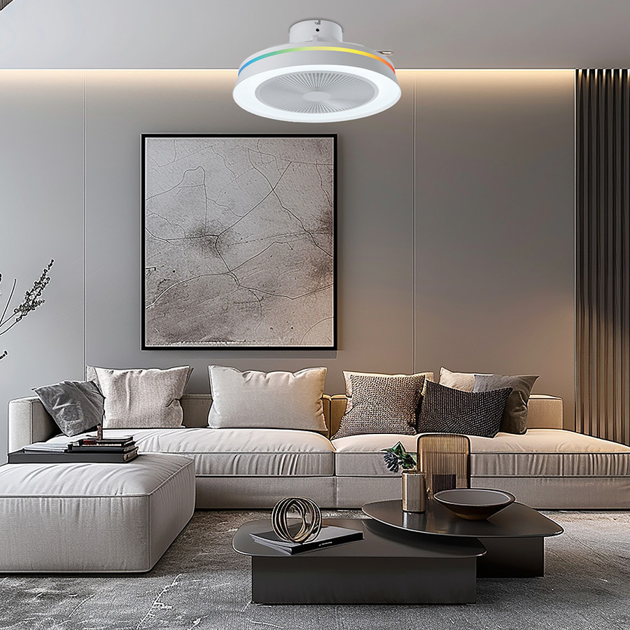 Plafonjera sa ventilatorom Houston ML-24 35W bijela