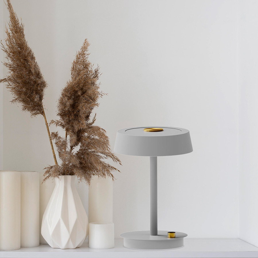 Stolna svjetiljka Bramsen MSL-605-1T siva