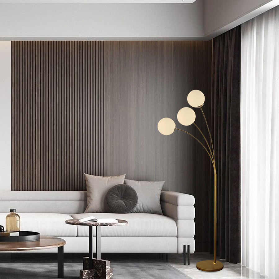 Podna svjetiljka MASS-light Perrota ML-102-3F zlatna