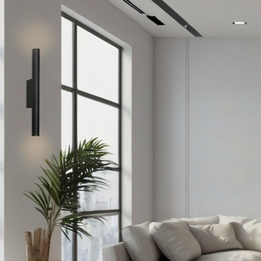 Zidna svjetiljka MASS-light Duholm ML-18127-2W crna