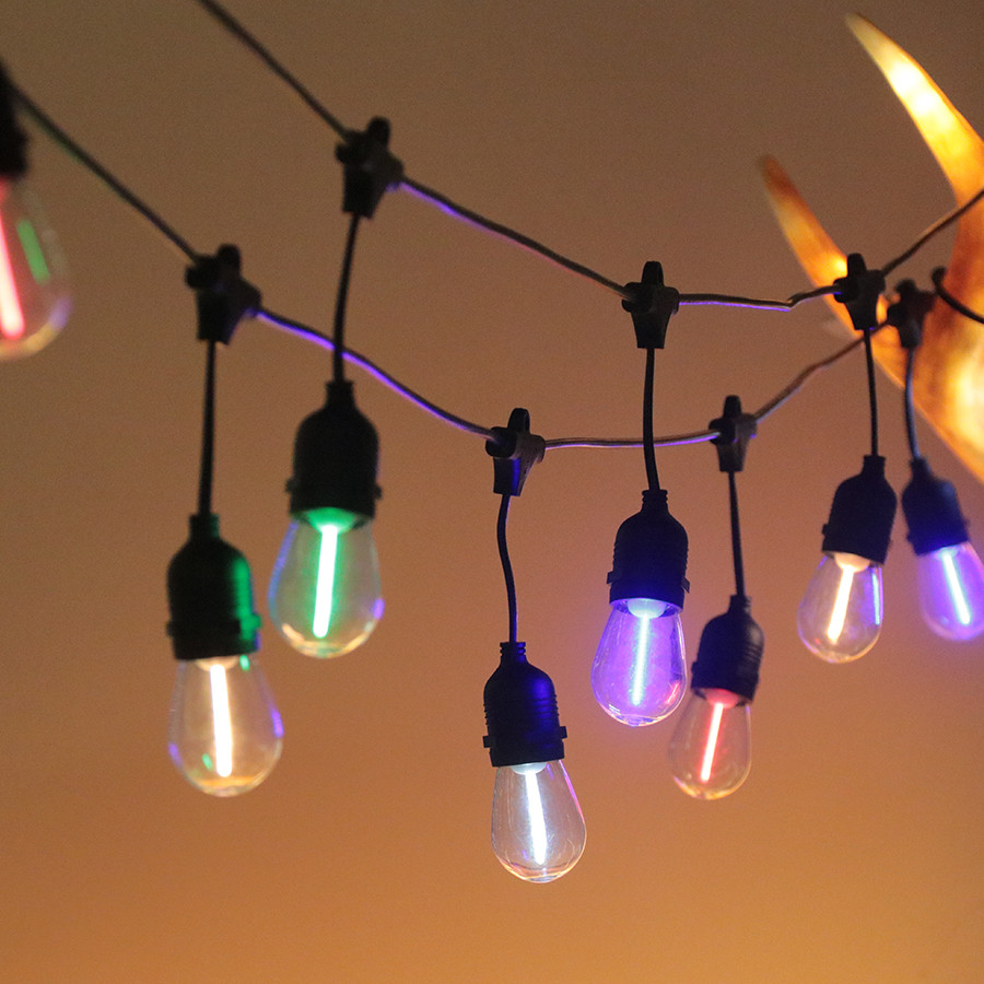 Rasvjetni lanac sa grlima 10M i žaruljama RGB