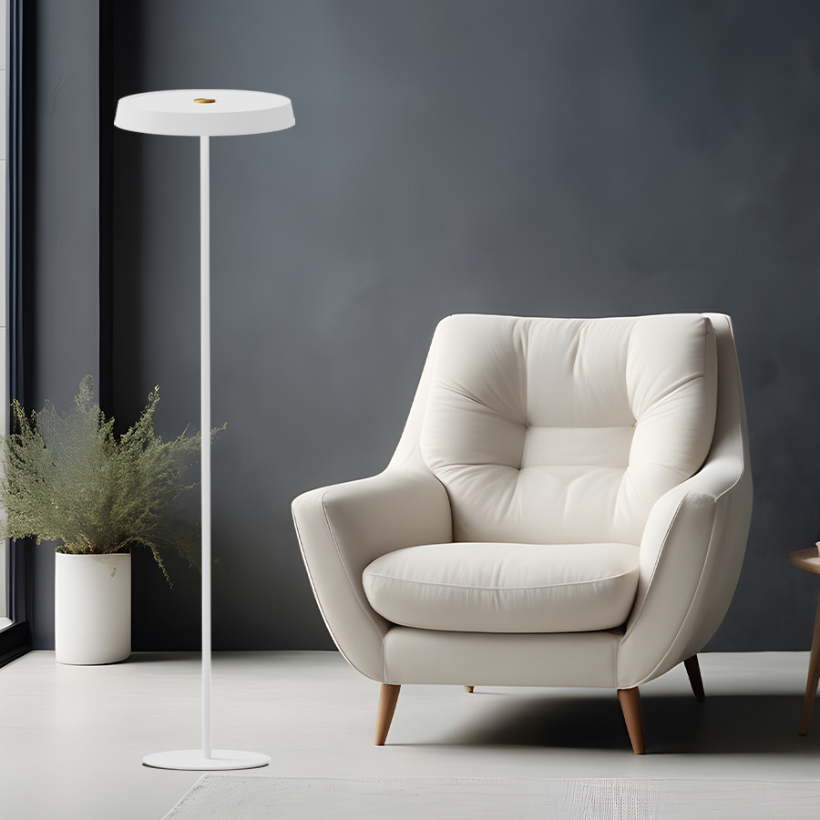 Podna svjetiljka LED Bramsen MSL-606-1F Bijela