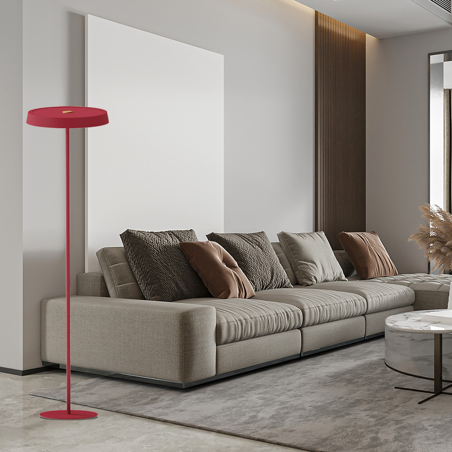 Podna svjetiljka LED Bramsen MSL-606-1F Crvena