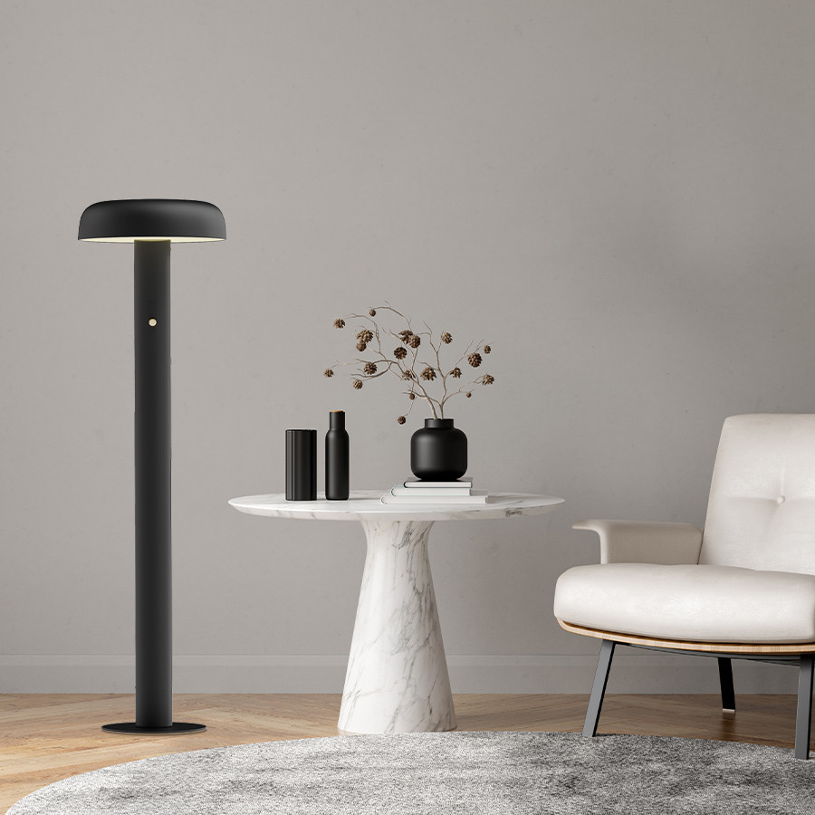 Podna svjetiljka LED Herberg MSL-760-1F Crna