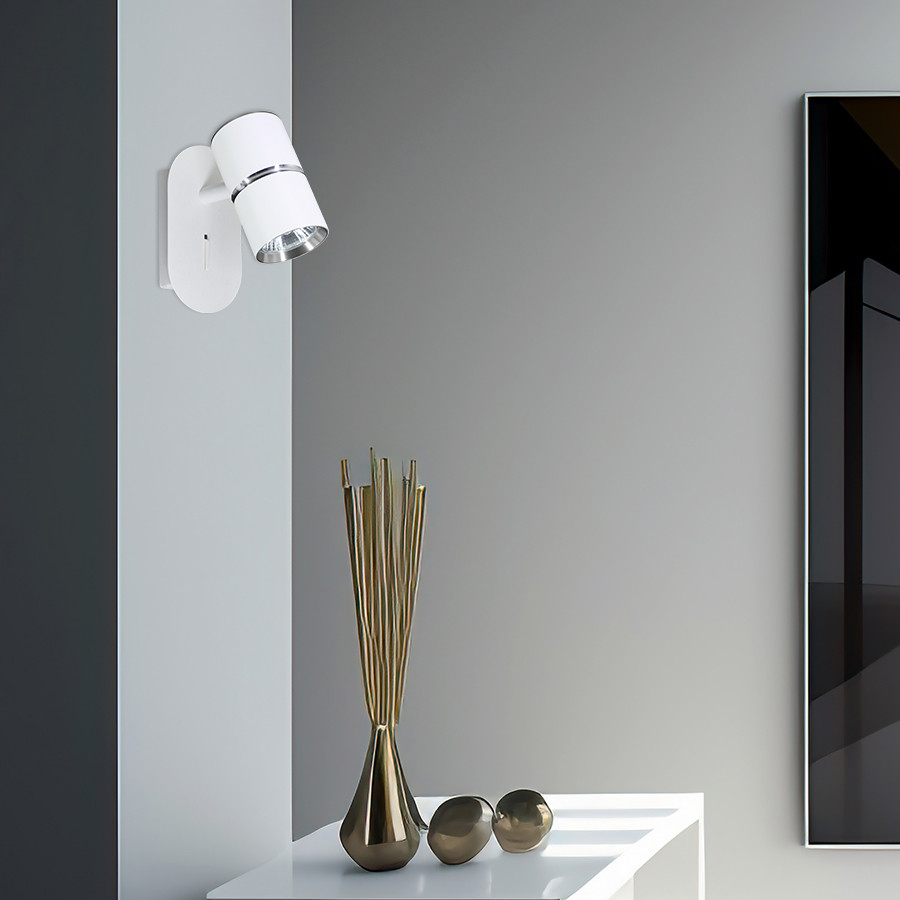 Zidna svjetiljka Genesis ML-2170-01W Bijela