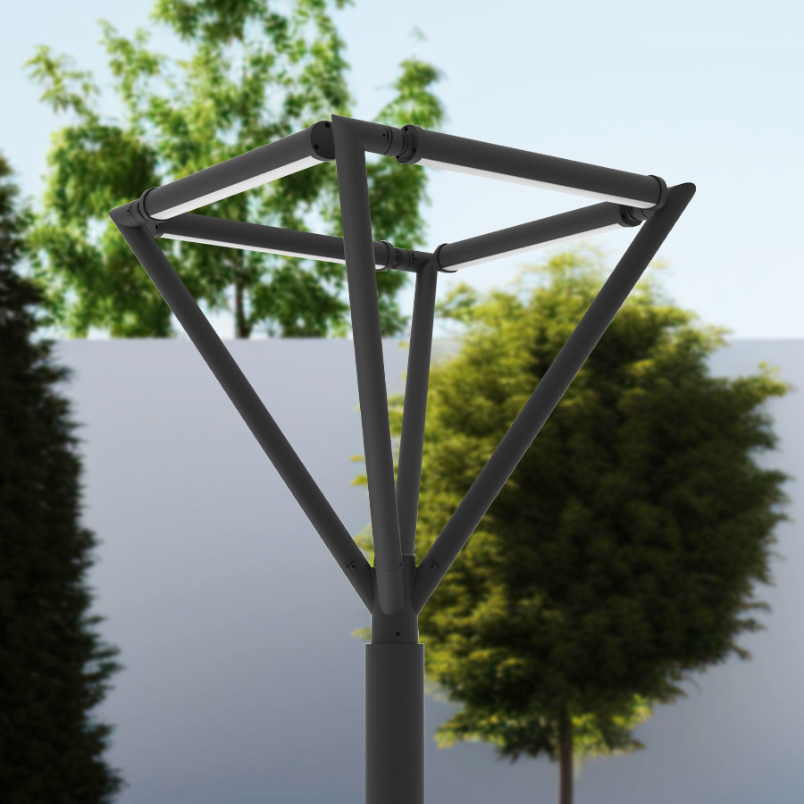 LED parkovska svjetiljke Triangle ML-1004-4A 60W