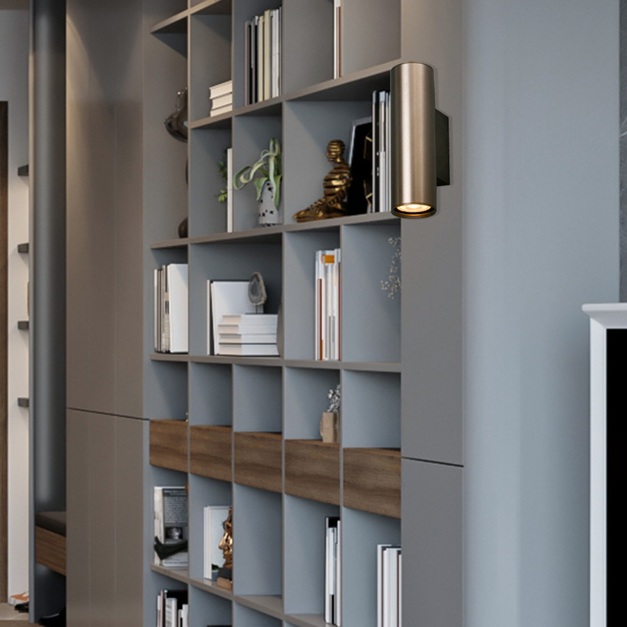 Zidna svjetiljka Damsgard ML-18121-H18-2W bronza