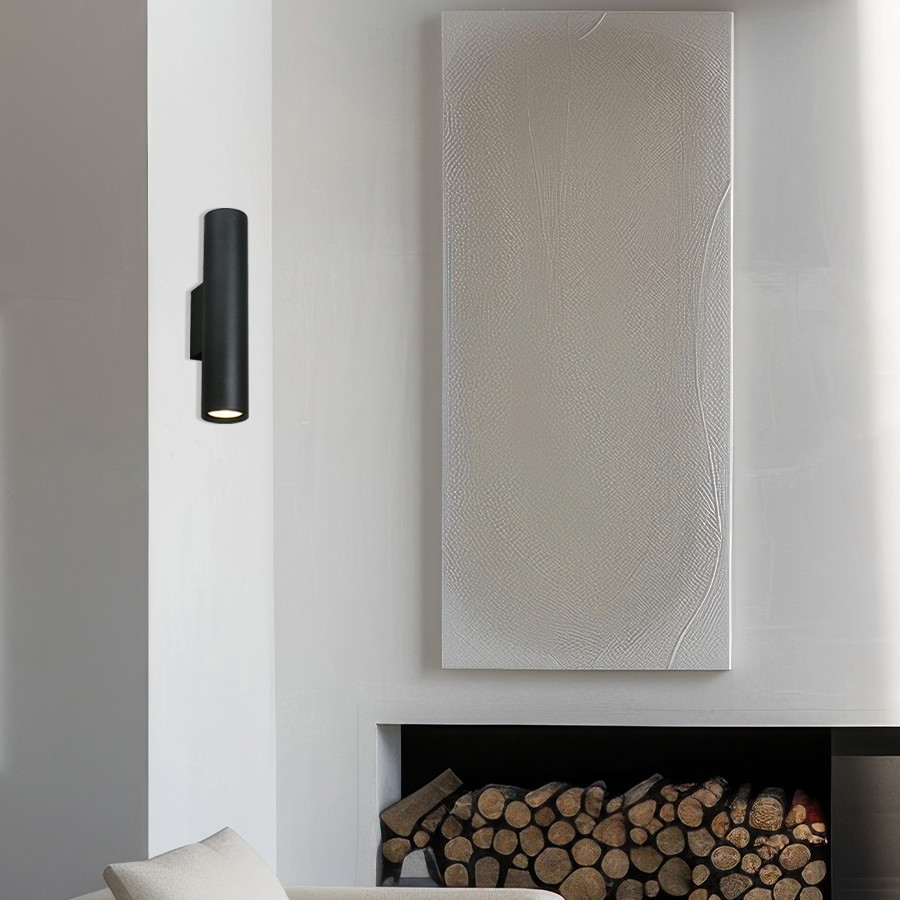 Zidna svjetiljka Damsgard ML-18121-H25-2W crna