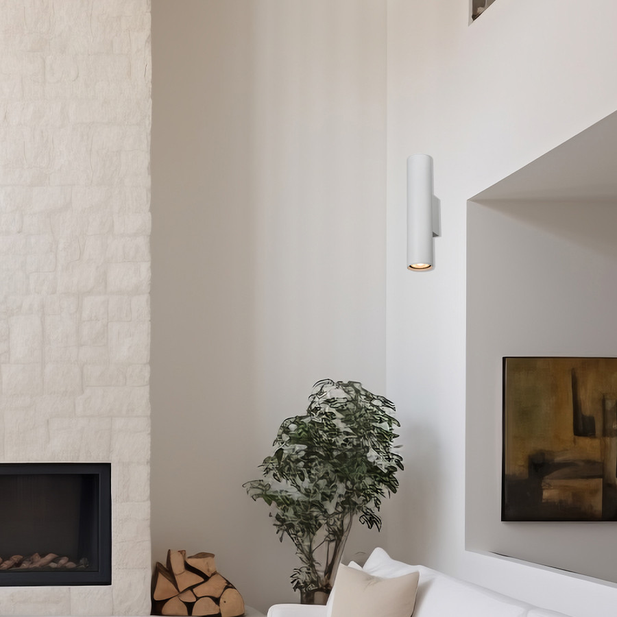 Zidna svjetiljka Damsgard ML-18121-H25-2W bijela