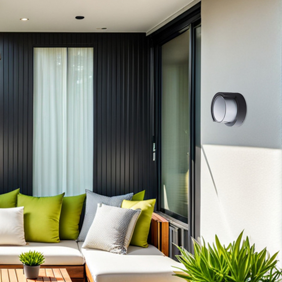 Zidna lampa E-light Abby EL-W4-70 6W 4000K okrugla