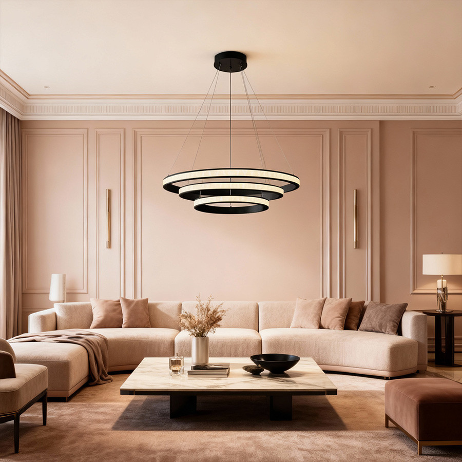 Luster LED Richardson ML-P03A3-03 Crni