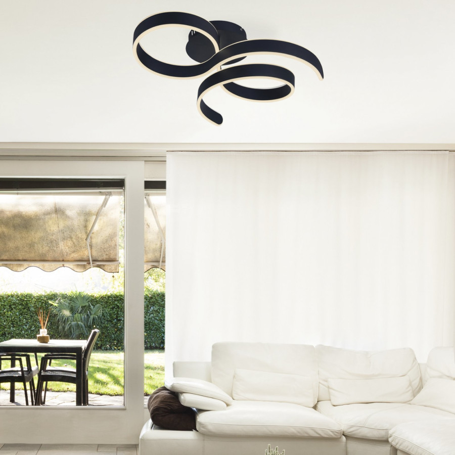 Luster LED Biglia ML-0803C01 40W 3000K-4000K-6500K crni