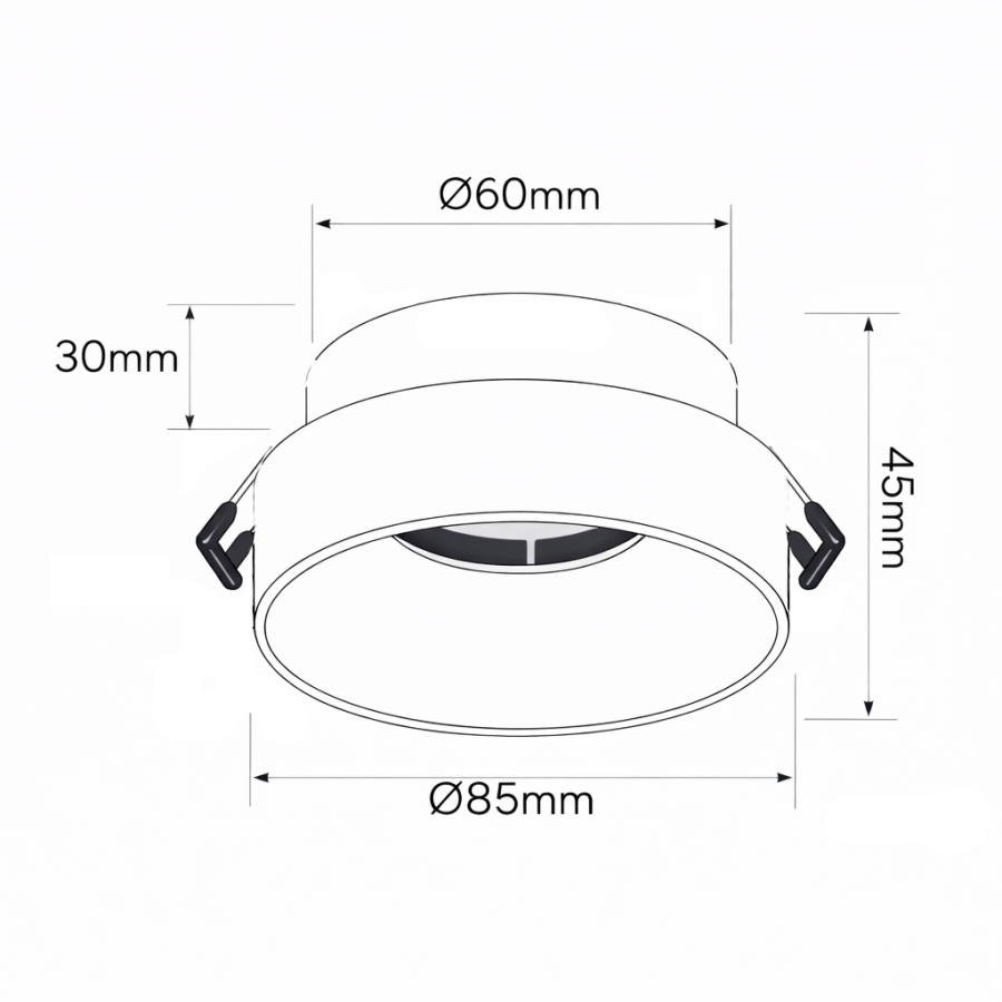 Downlight Morten ML-2159-01 zlatna