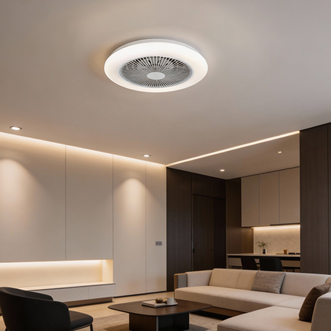 Plafonjera LED sa ventilatorom Denver EL-006 24W bijela