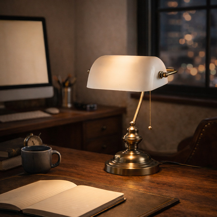 Stolna svjetiljka Pierson ML-025-1T Bijela