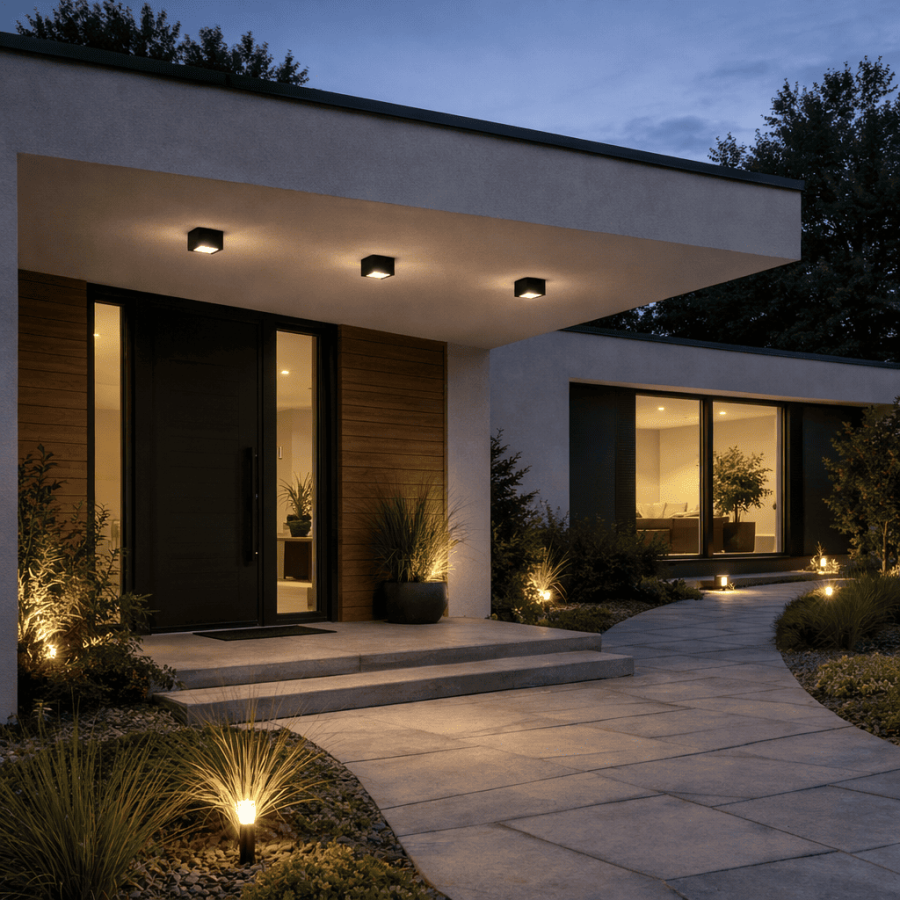 Vrtna svjetiljka LED nadgradna Tobey ML-3802 LED 7W kvadratna antracit