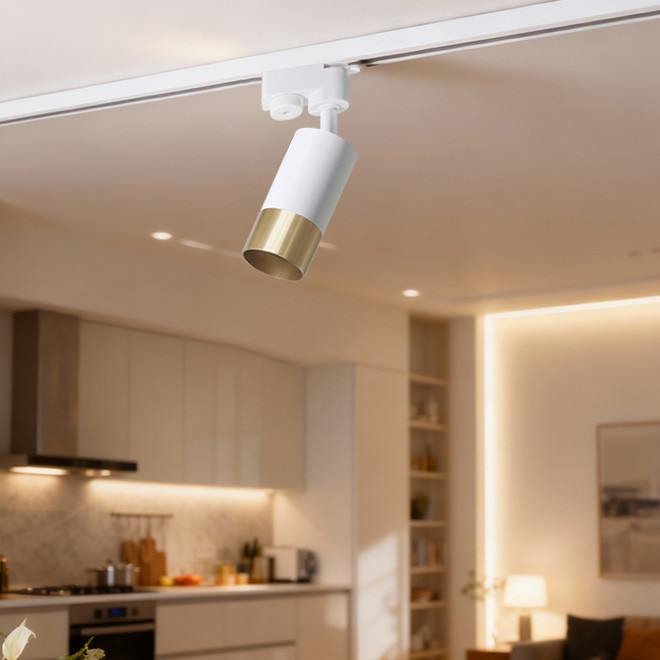 Reflektor za GU10 sinsku rasvjetu Wilson EL-2391-01 bijela+zlatna