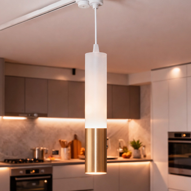 Visilica za GU10 sinsku rasvjetu Omari EL-2394-01 bijela+zlatna