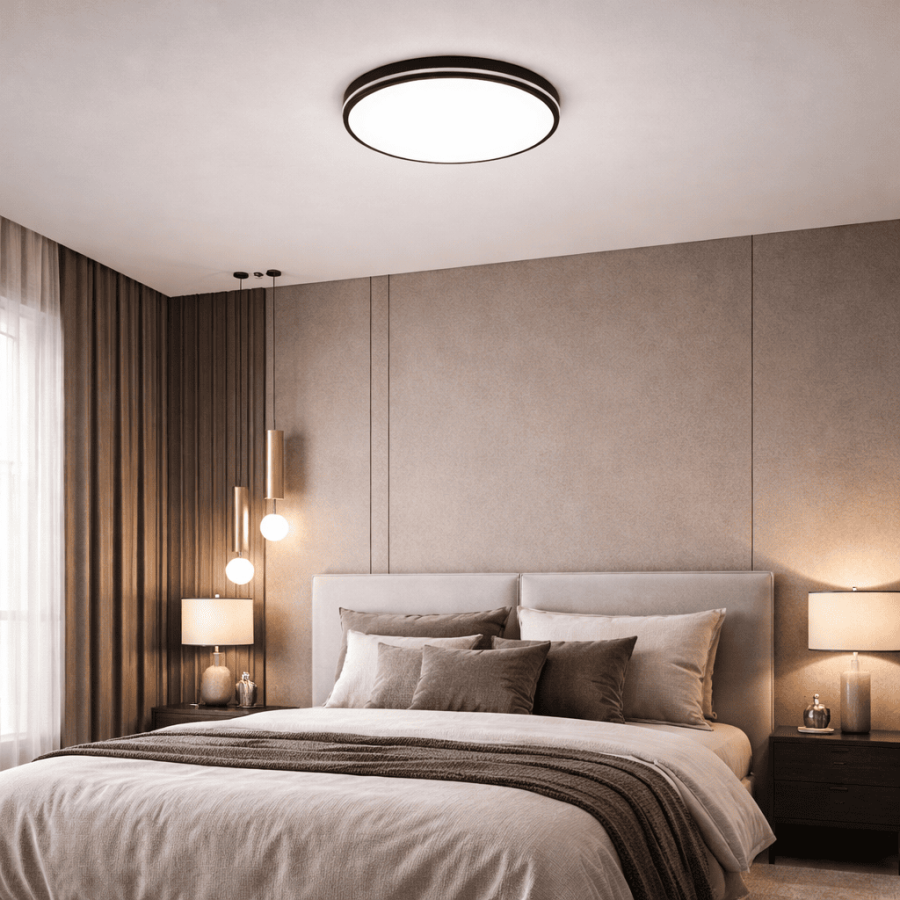 Plafonjera LED Rebbecca EL-7101-18W CCT Crna