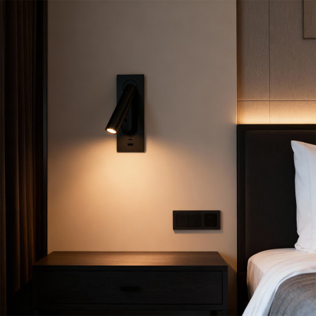 Zidna svjetiljka LED Magnuson ML-002-3W 3000K crna