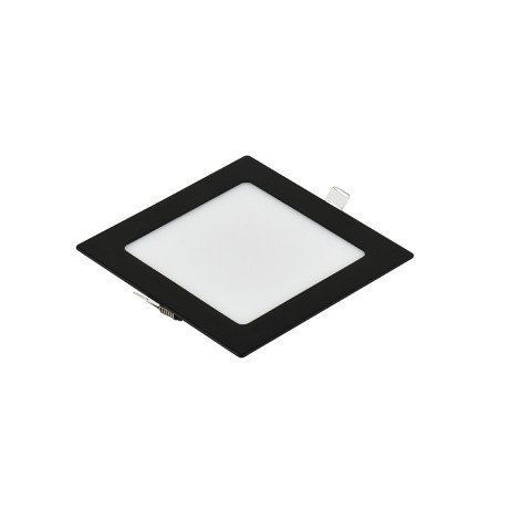 LED panel E-light 6W kvadratni ugradni 6500K crni
