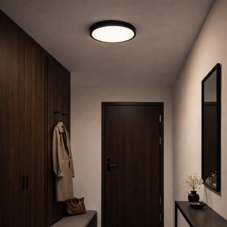 Plafonjera LED E-light Sorensen EL-014 18W 4000K IP44 antracit