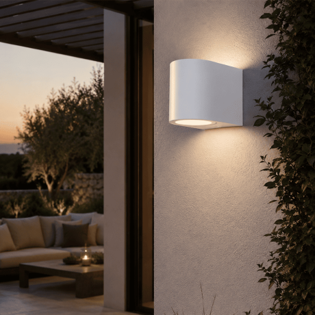 Zidna svjetiljka E-light Glover EL-0980-1W Bijeli
